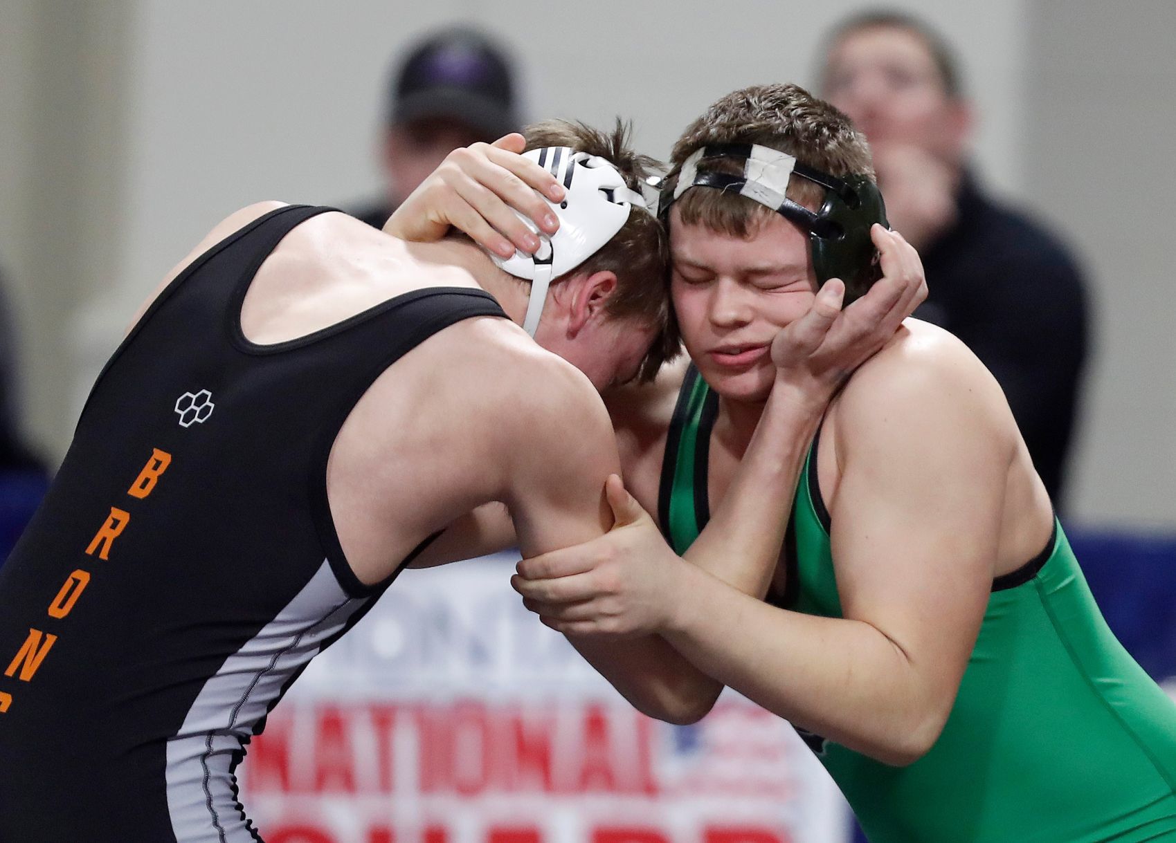 First round of state wrestling